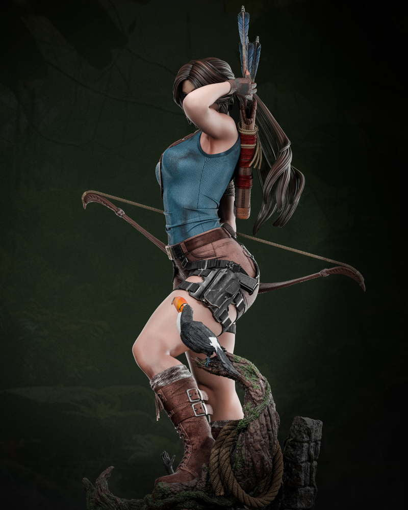 Lara Croft - Sculpture