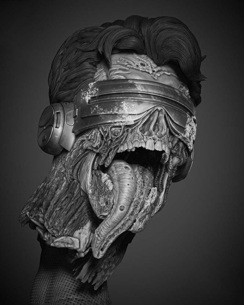 Cyclops Zombie - Portrait Bust