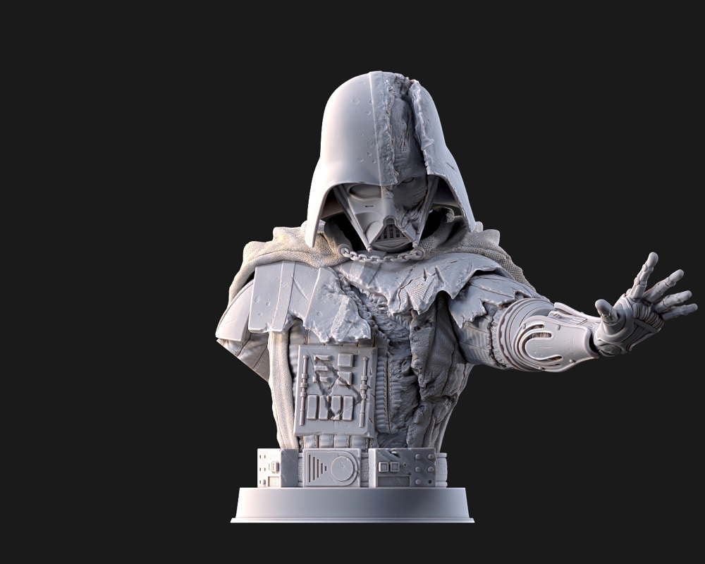 Damaged Darth Vader - Bust