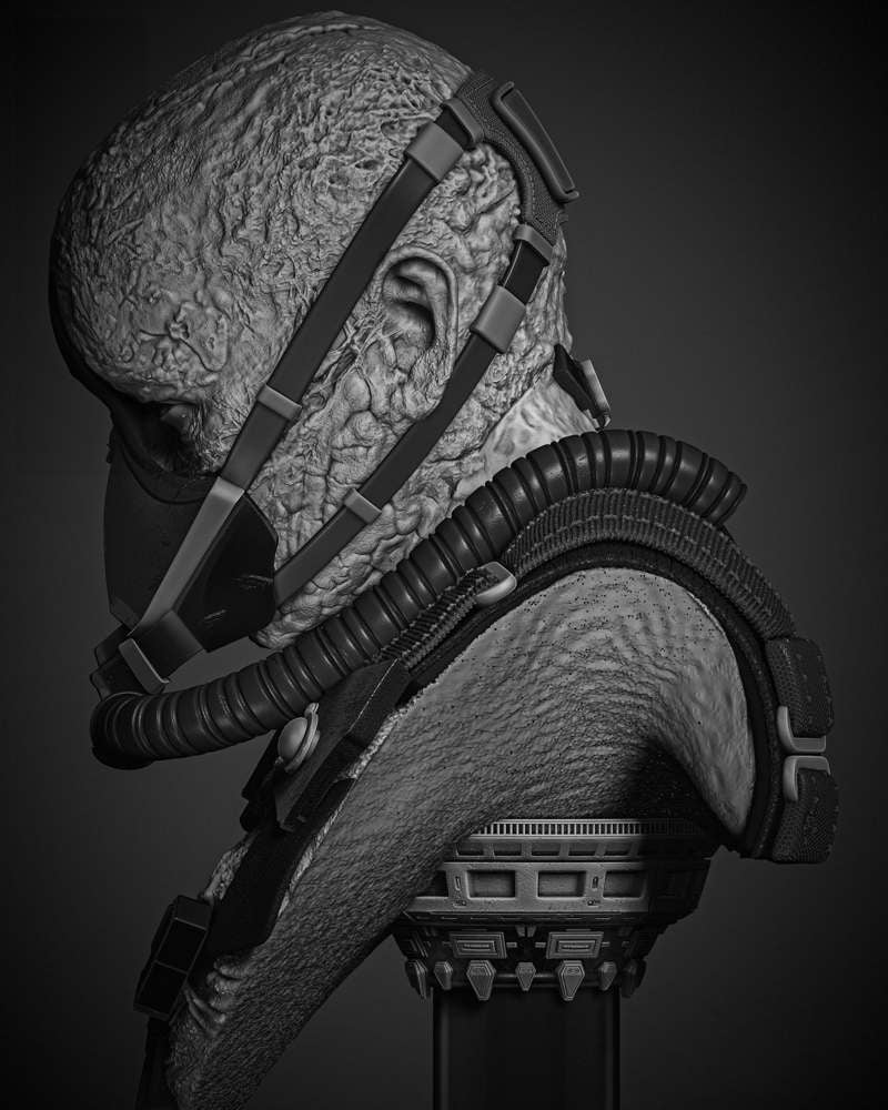 Darth Vader In The Bacta Tank - Portrait Bust