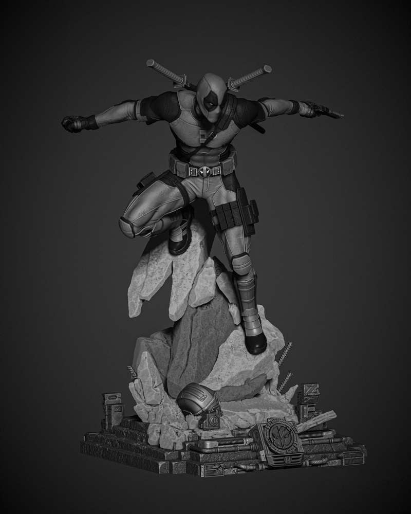 Deadpool 2024 - Sculpture