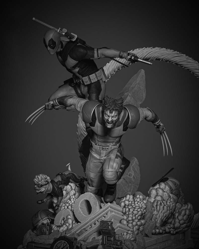 Deadpool and Wolverine - Diorama