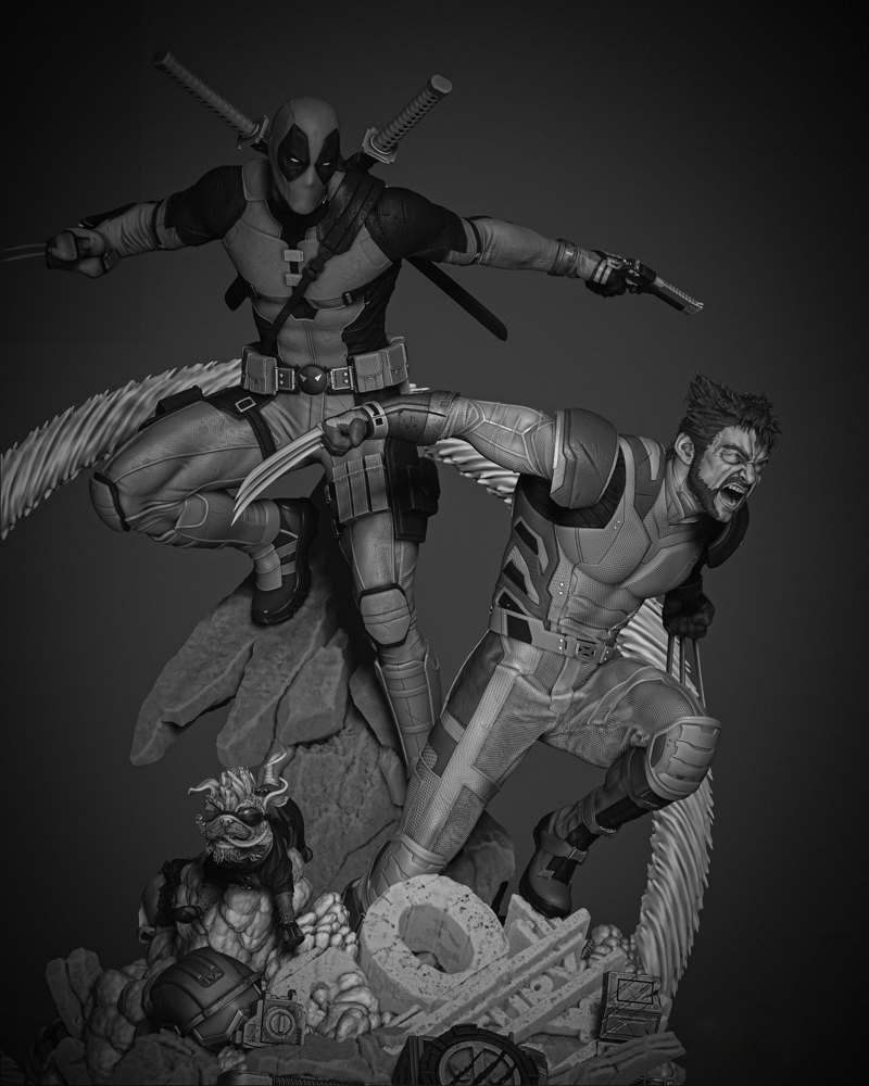 Deadpool and Wolverine - Diorama