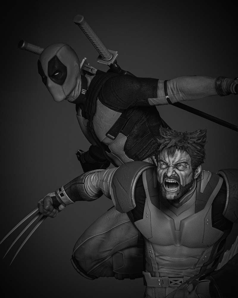 Deadpool and Wolverine - Diorama