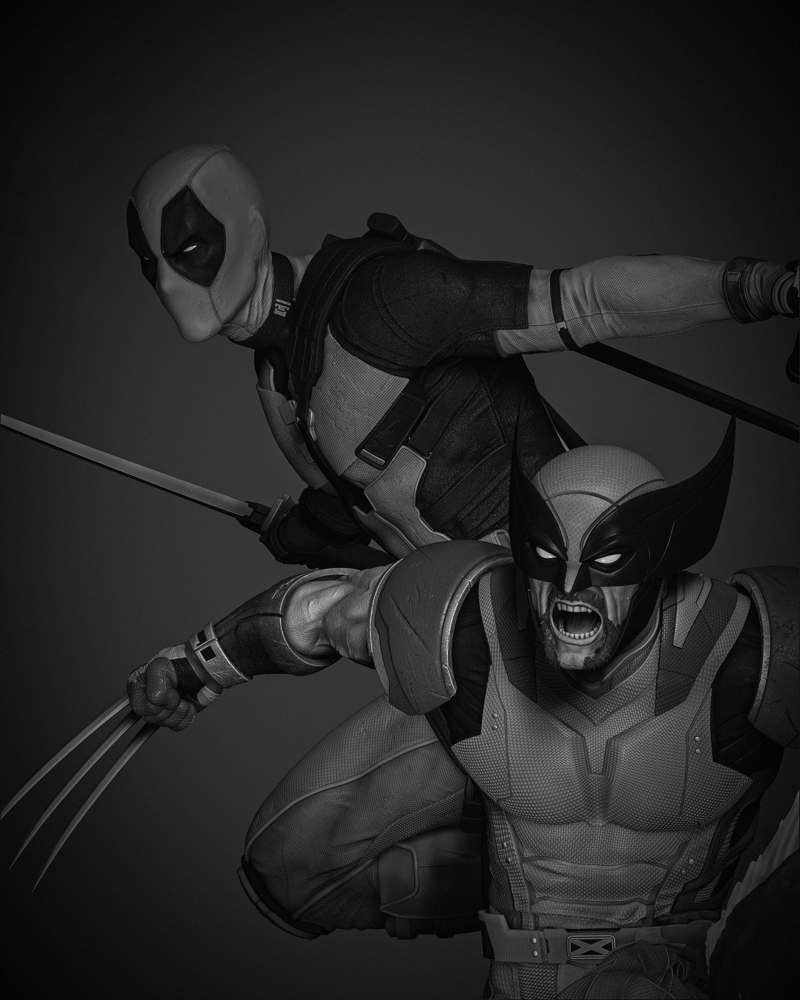 Deadpool and Wolverine - Diorama