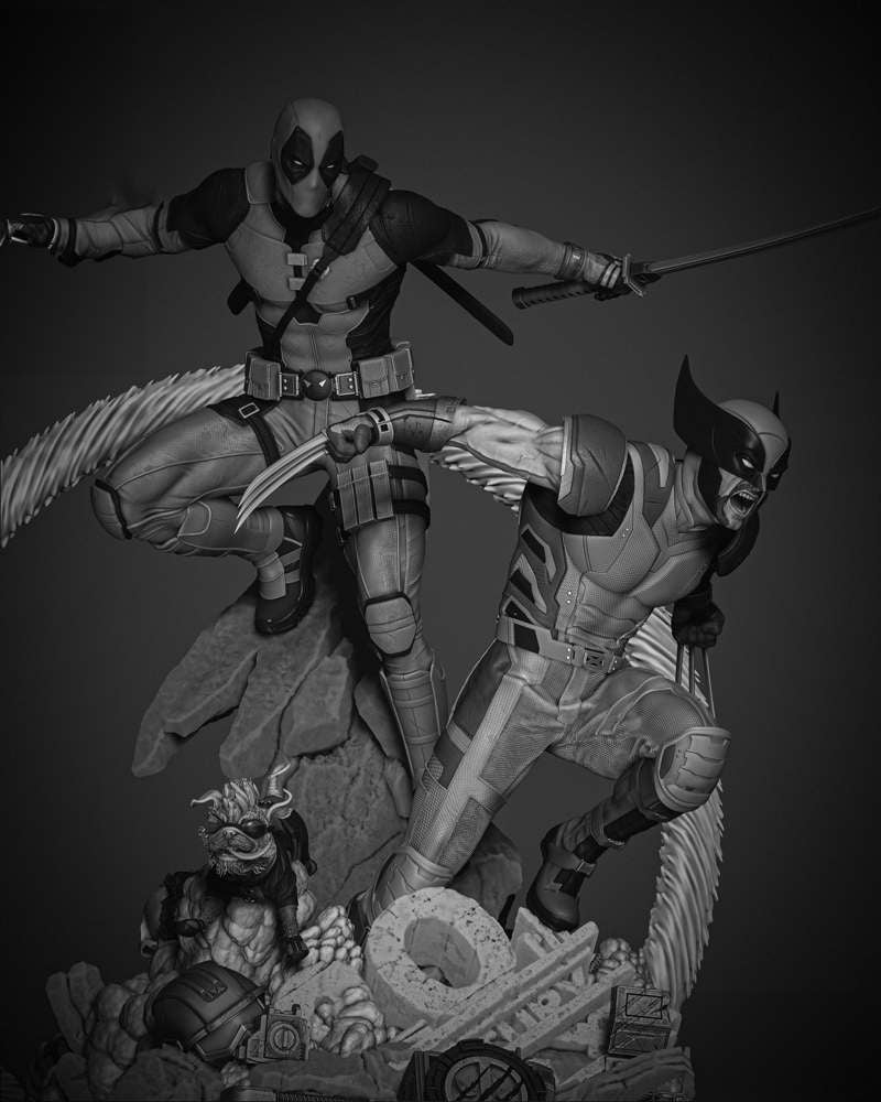 Deadpool and Wolverine - Diorama