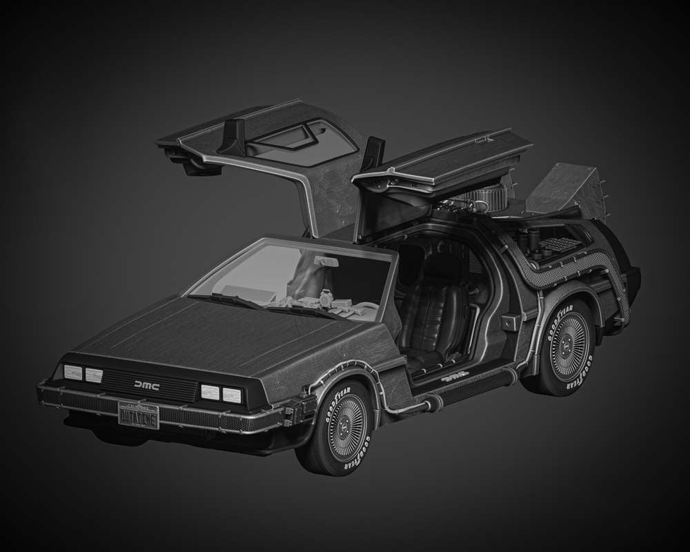 Back to the Future - DeLorean - Sculpture