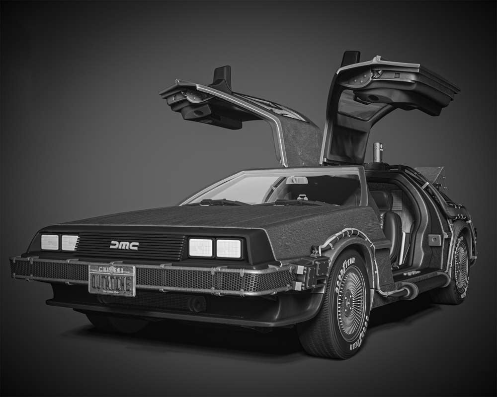 Back to the Future - DeLorean - Sculpture