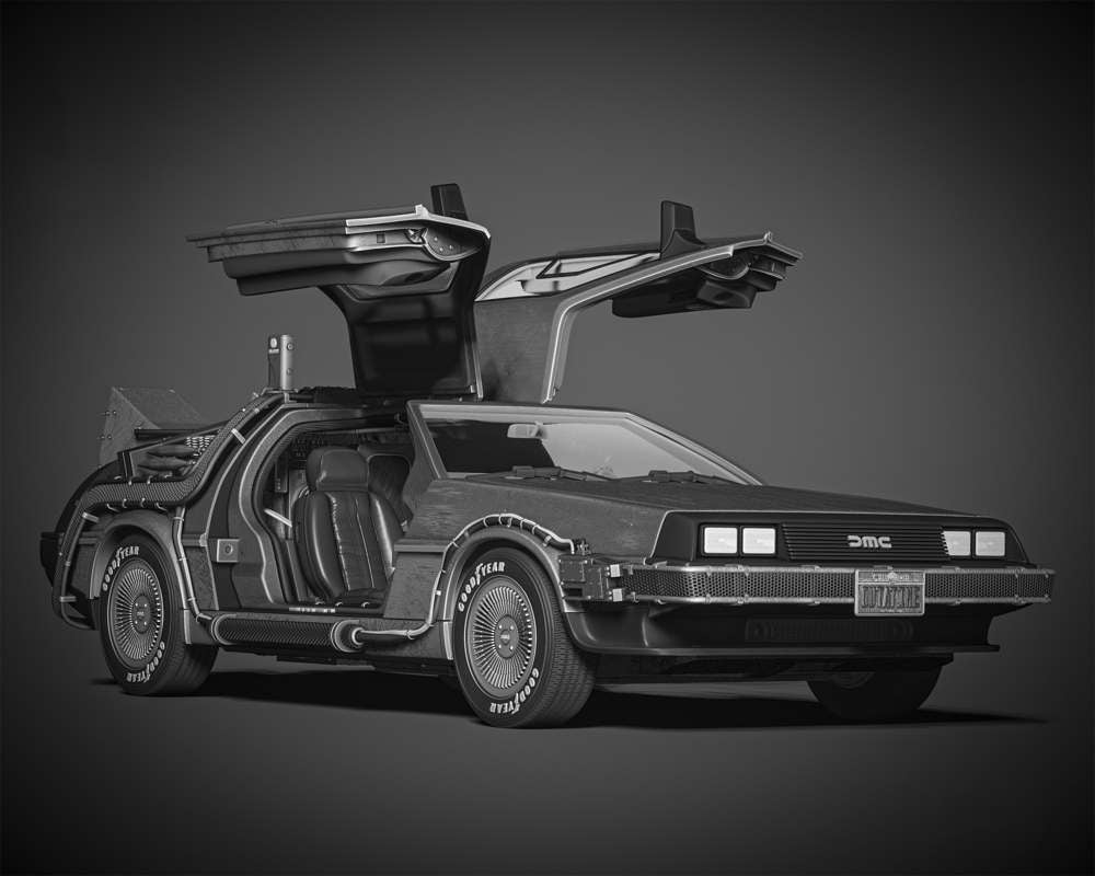 Back to the Future - DeLorean - Sculpture