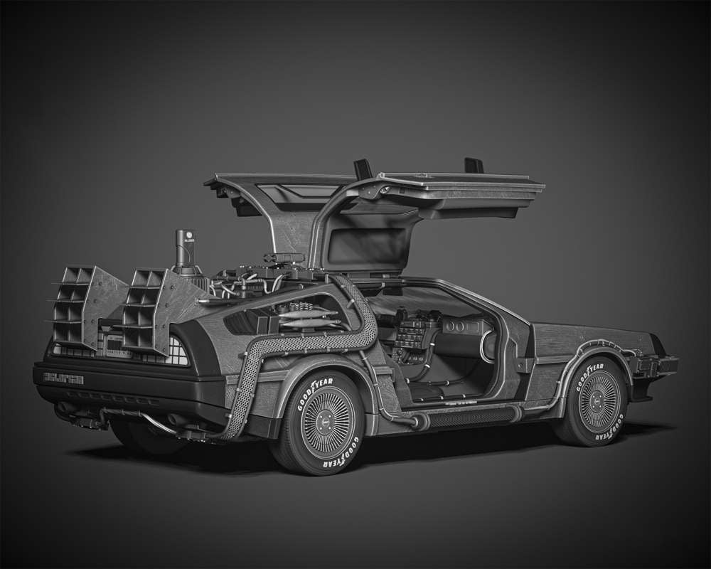 Back to the Future - DeLorean - Sculpture