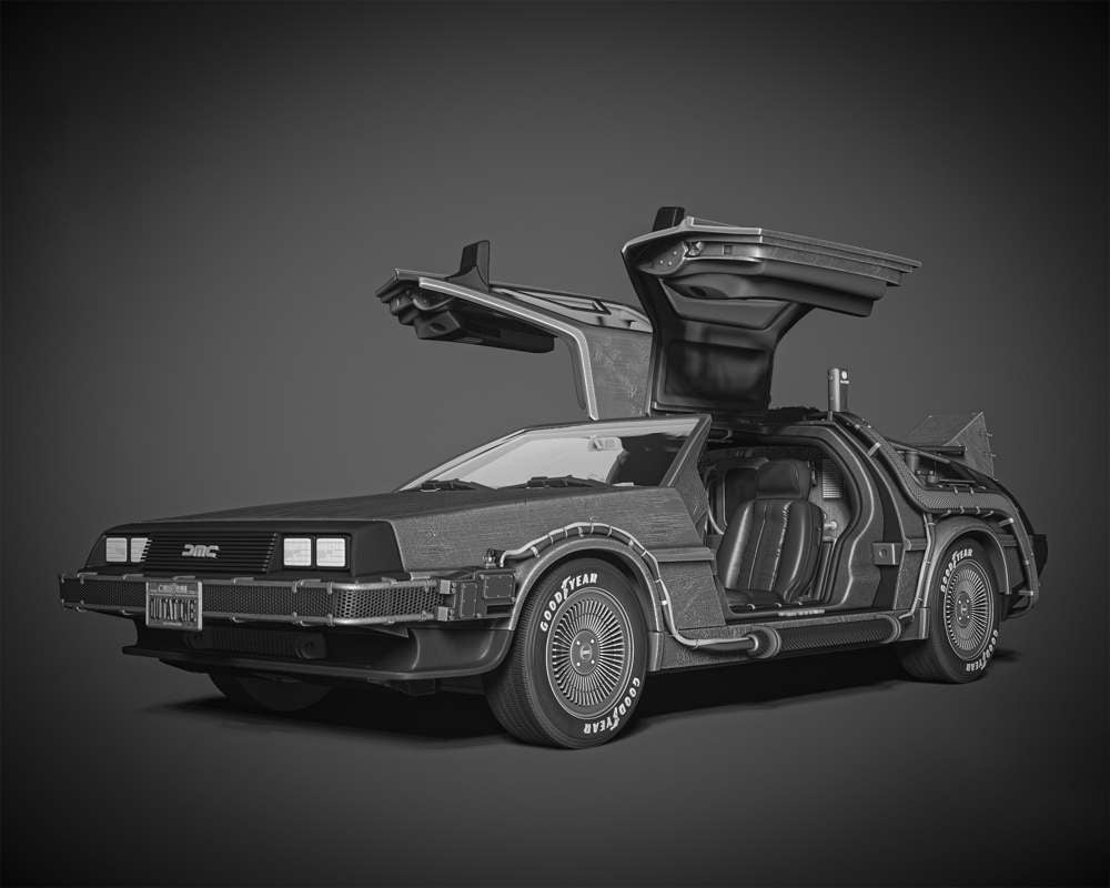 Back to the Future - DeLorean - Sculpture