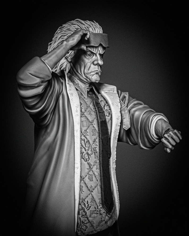 Back to the Future - Dr. Emmett Brown - Sculpture