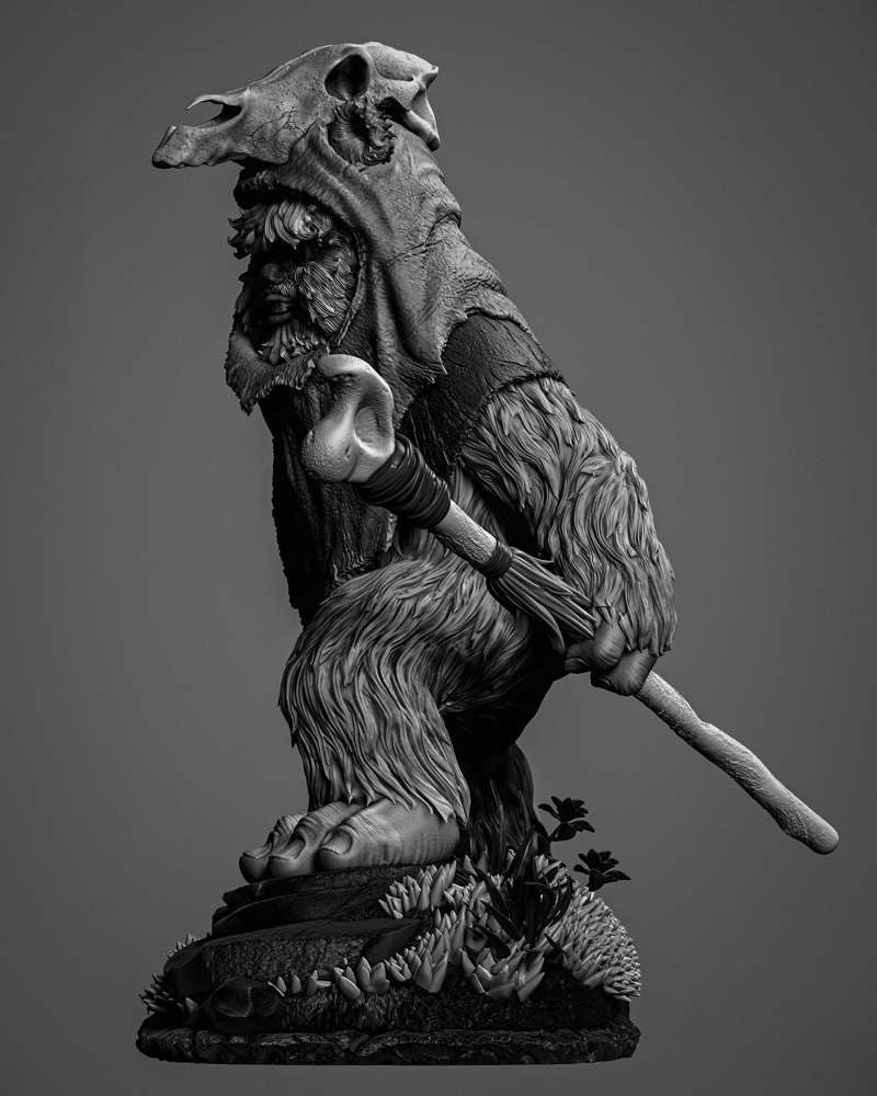 Ewok 2 - Sculpture