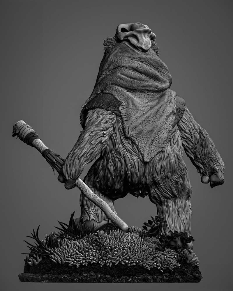 Ewok 2 - Sculpture