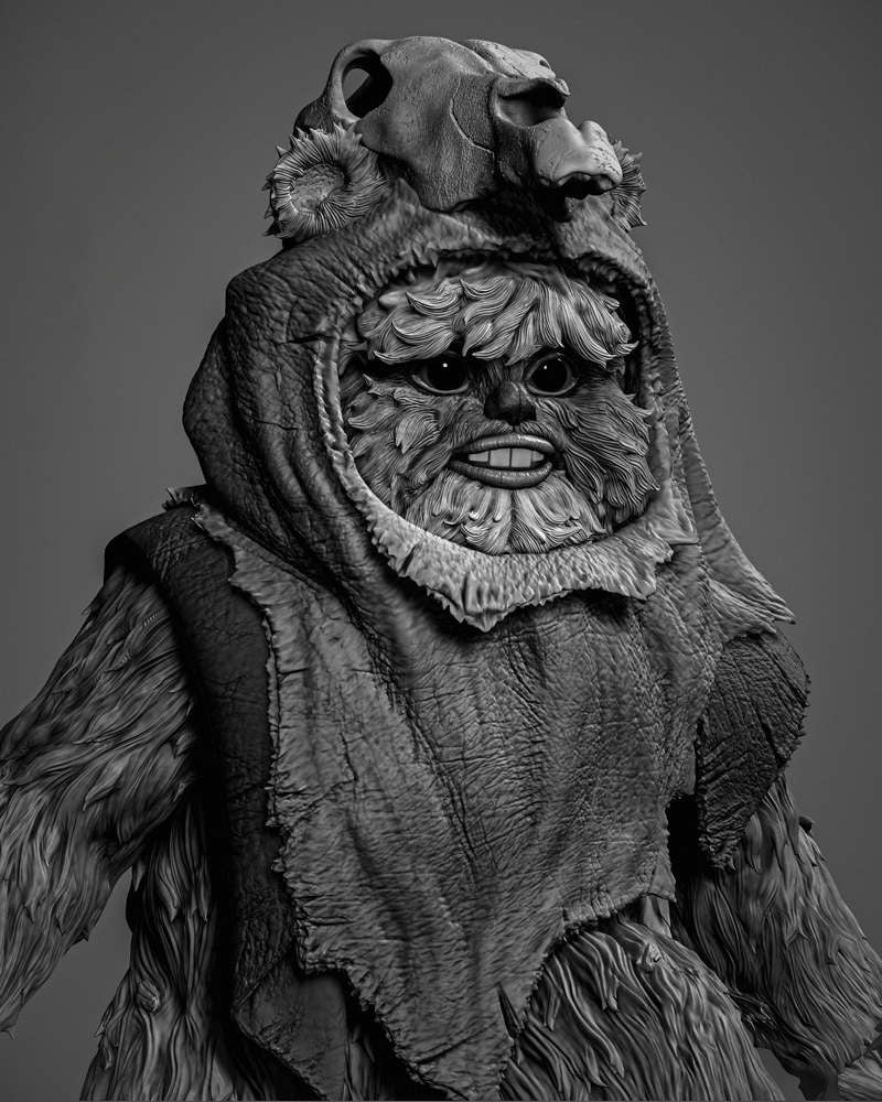 Ewok 2 - Sculpture