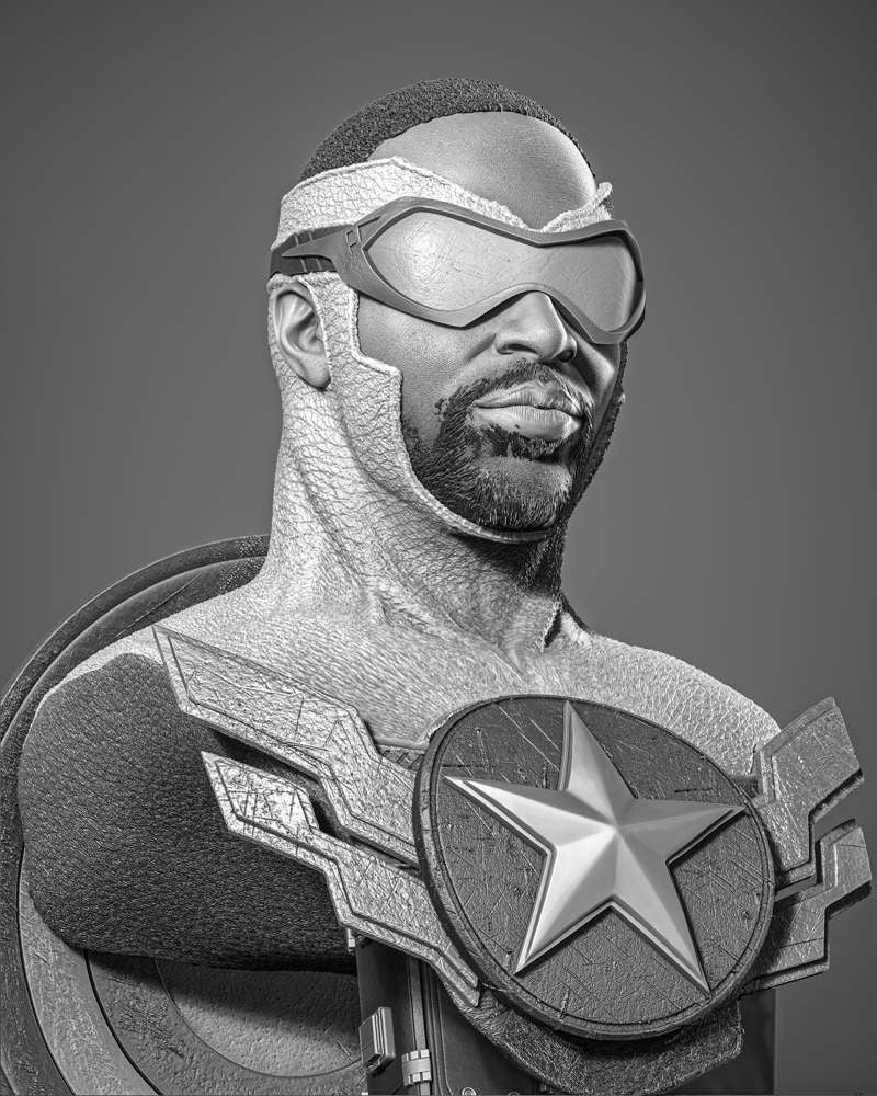 Falcon - Portrait Bust