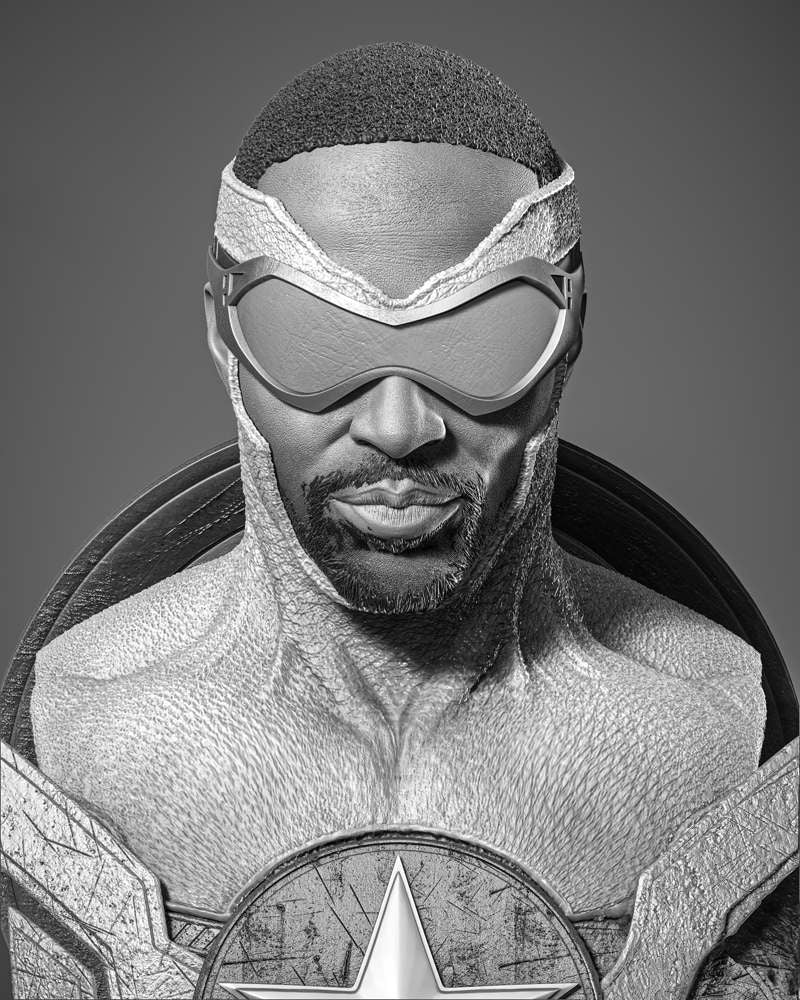 Falcon - Portrait Bust