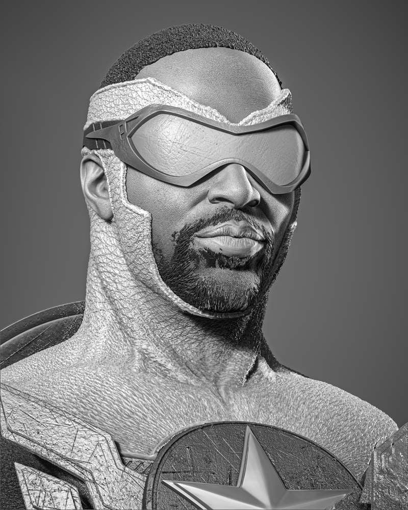 Falcon - Portrait Bust