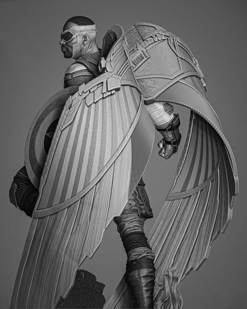 Falcon - Sculpture