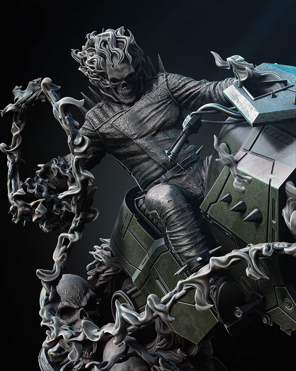 Ghost Rider - (Danny Ketch) - Sculpture