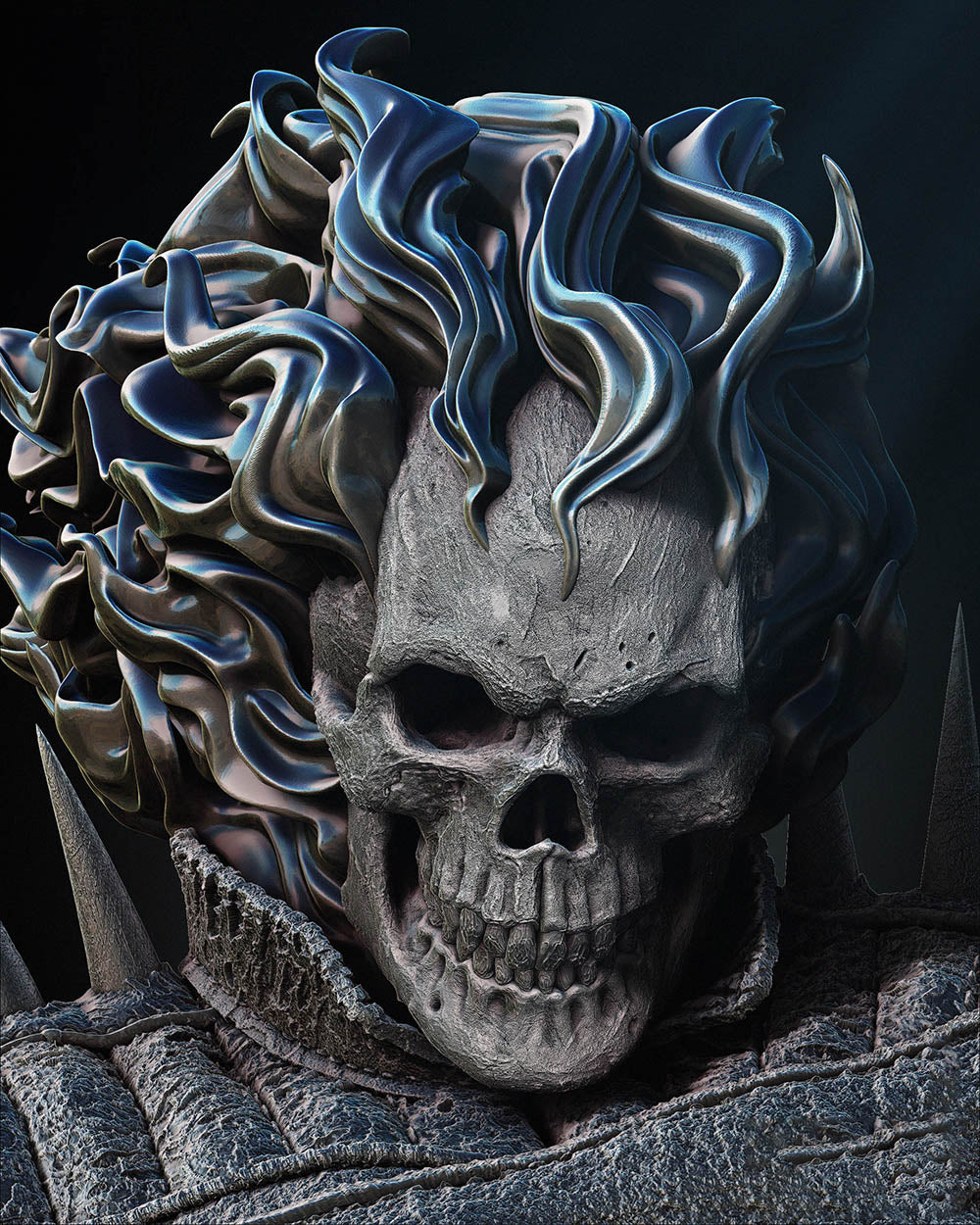 Ghost Rider - (Danny Ketch) - Sculpture