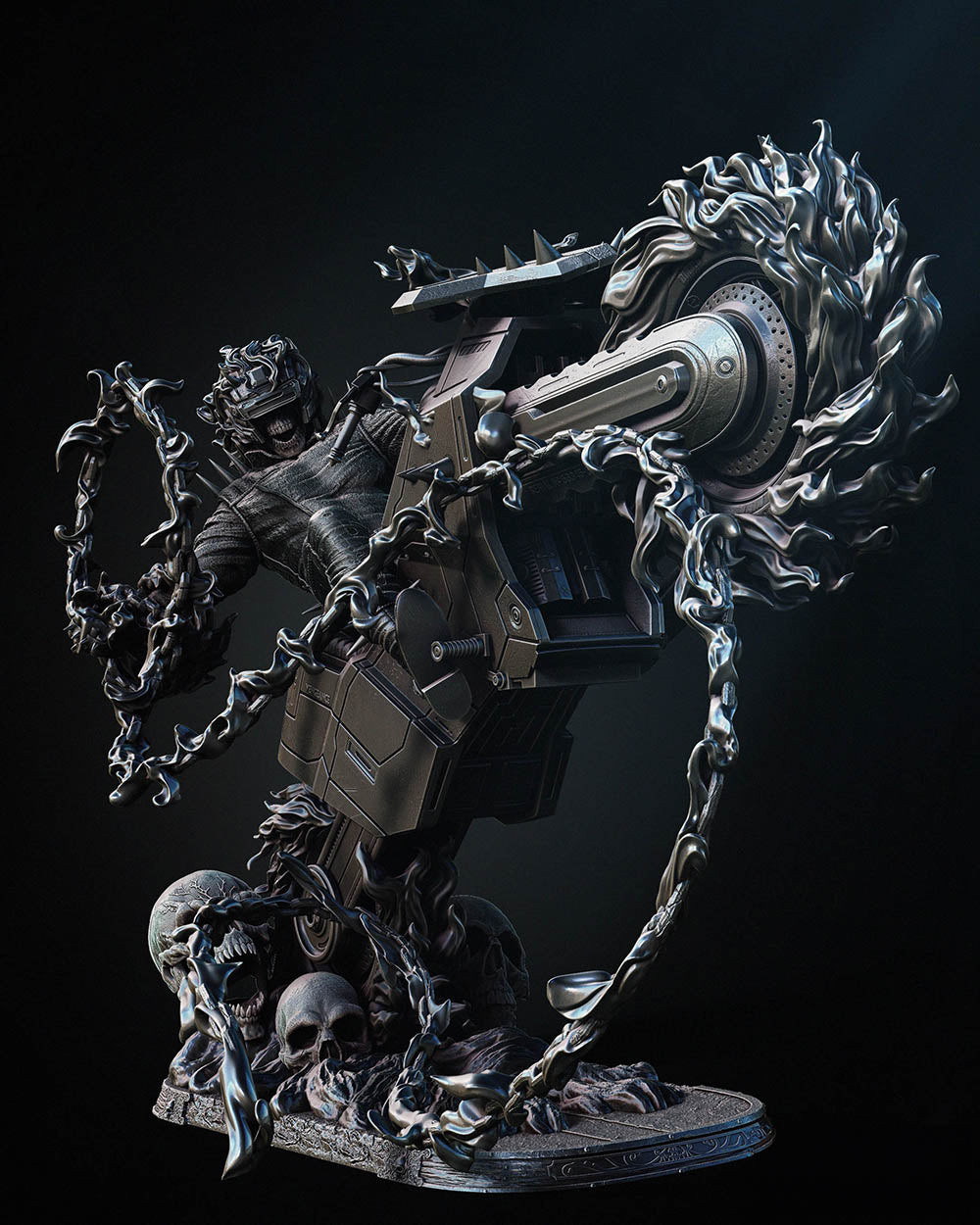 Ghost Rider - (Danny Ketch) - Sculpture