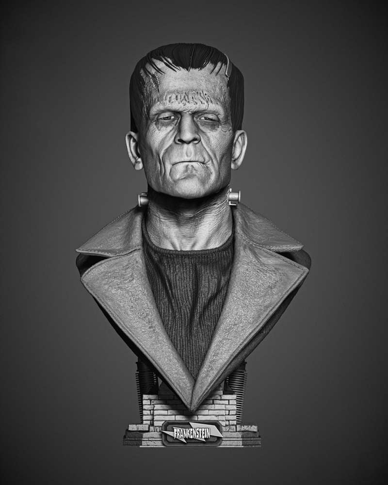 Frankenstein - Portrait Bust