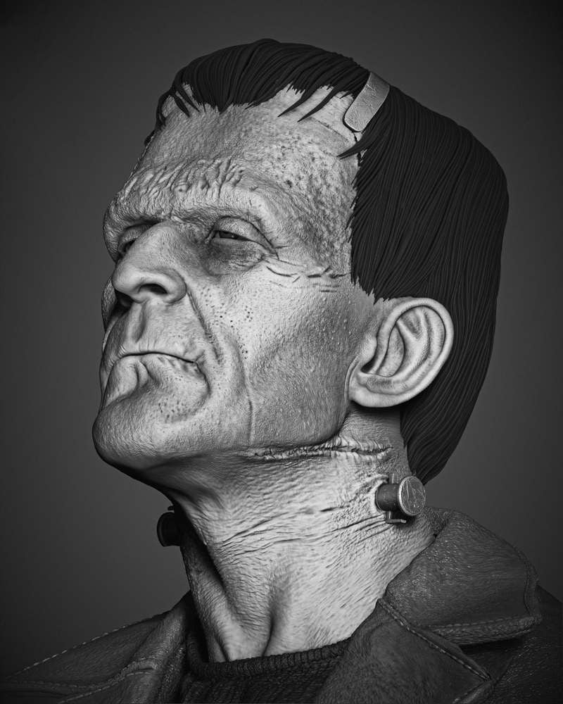 Frankenstein - Portrait Bust