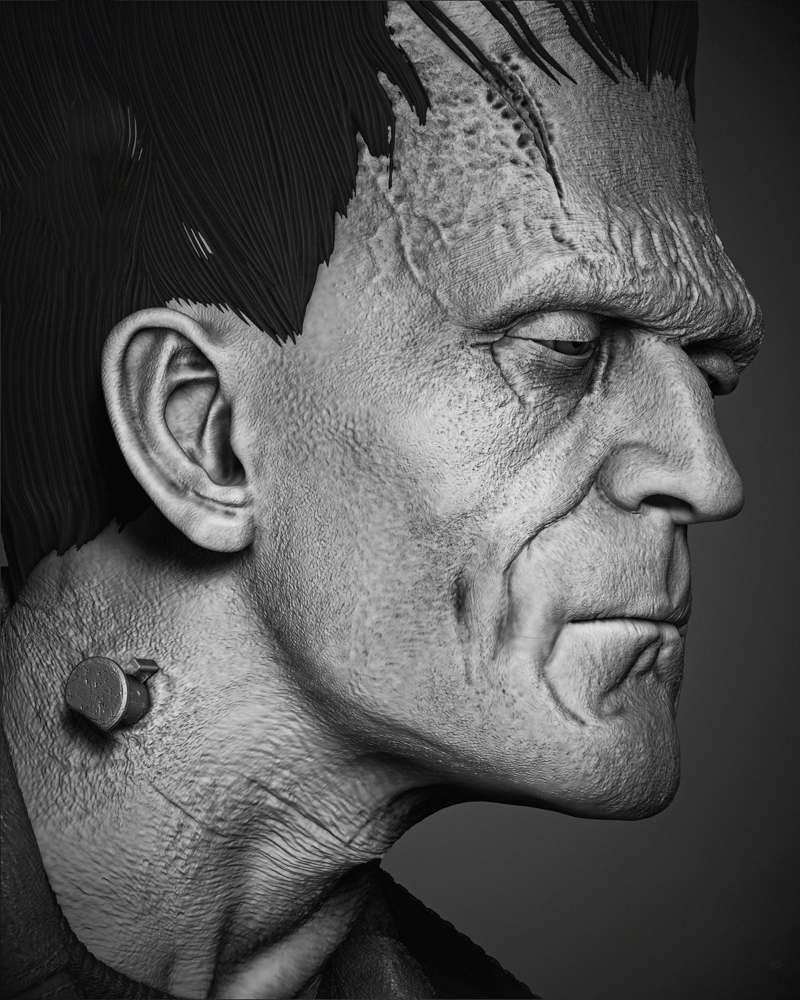 Frankenstein - Portrait Bust