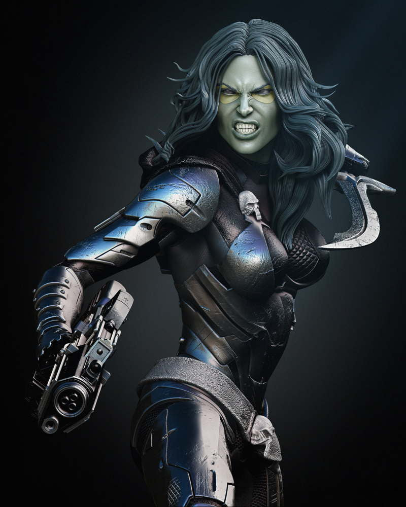 Gamora - Sculpture