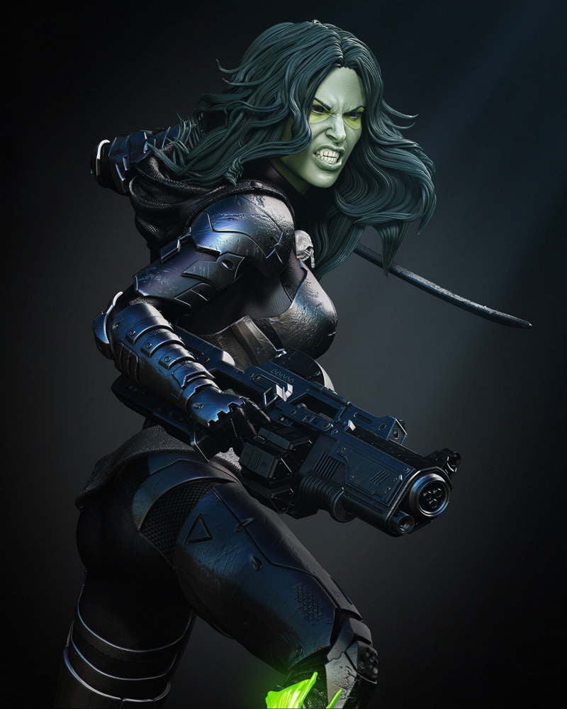 Gamora - Sculpture