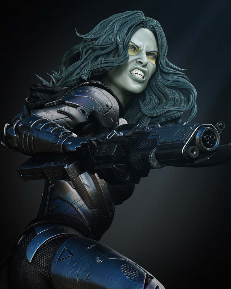 Gamora - Sculpture