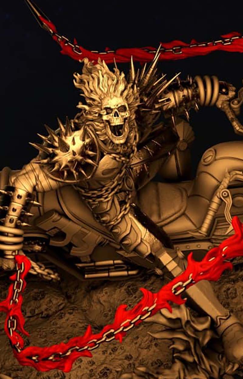 Ghost Rider - Sculpture