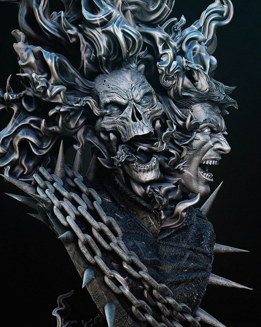 Ghost Rider - Portrait Bust