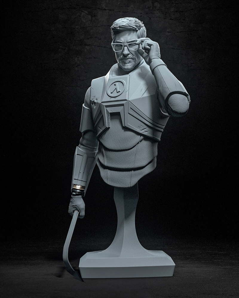 Gordon Freeman - Half-Life - Sculpture