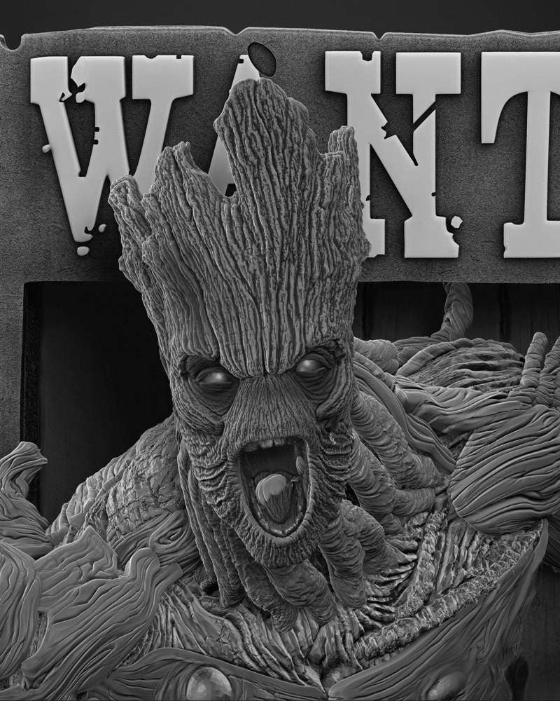 Groot Bust - Poster Bust