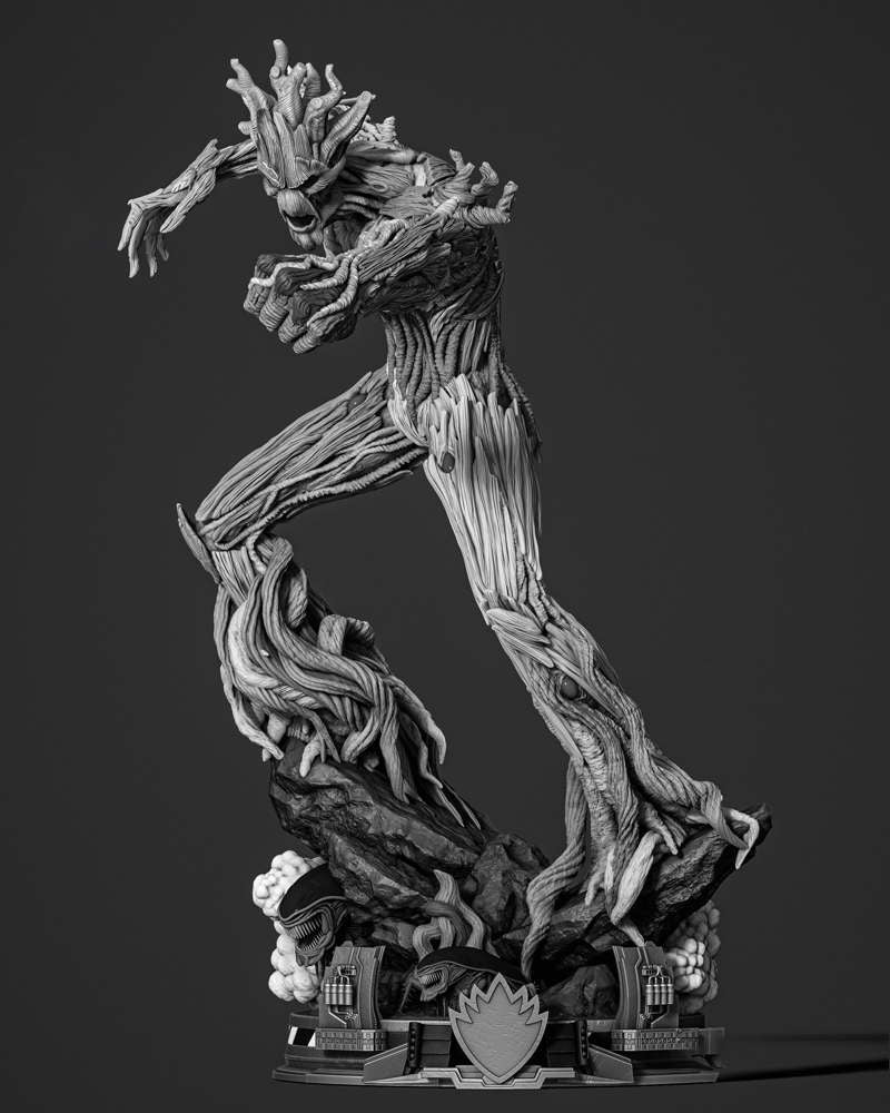 Groot - Sculpture