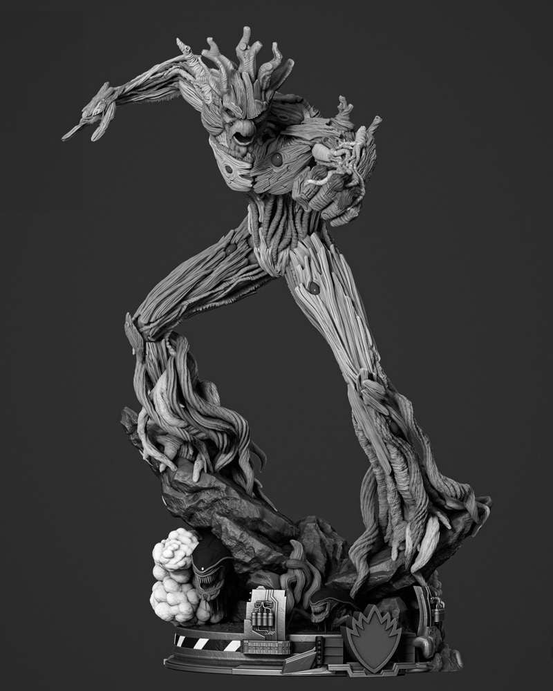 Groot - Sculpture