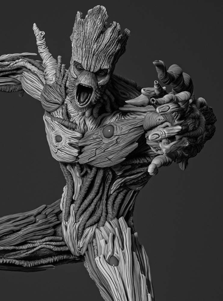 Groot - Sculpture