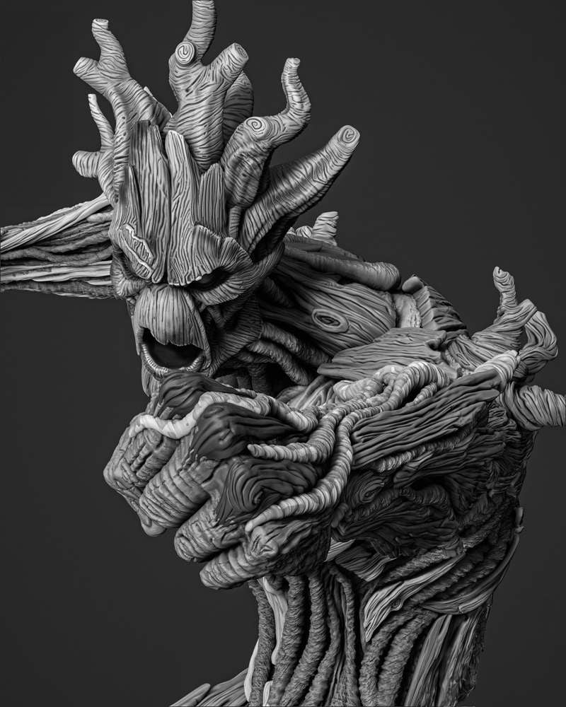 Groot - Sculpture