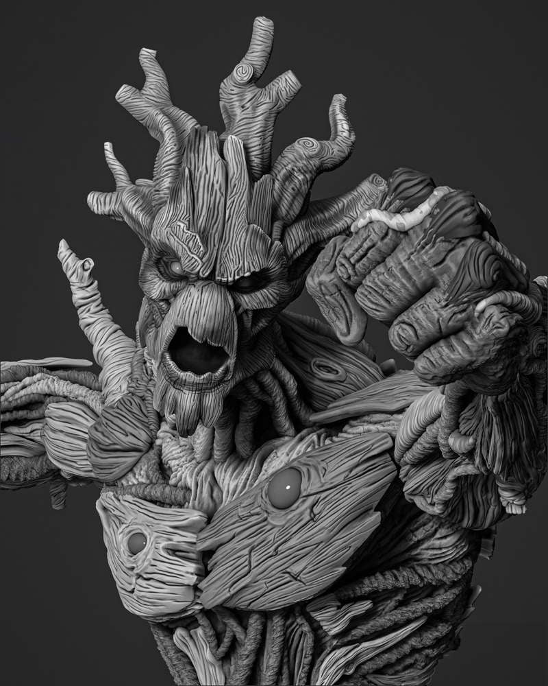 Groot - Sculpture