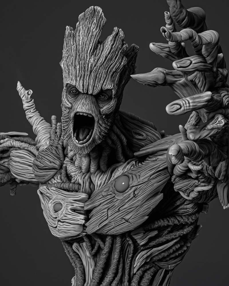 Groot - Sculpture