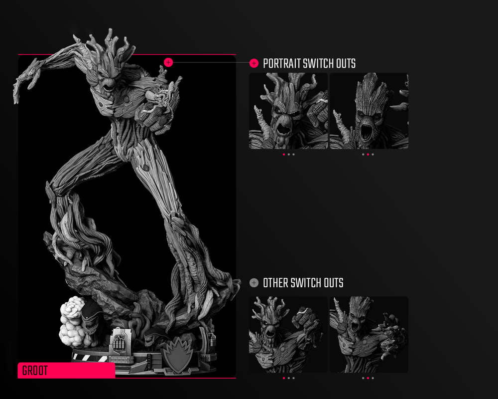 Groot - Sculpture