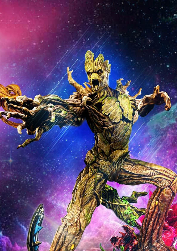 Groot Statue Adult - Sculpture