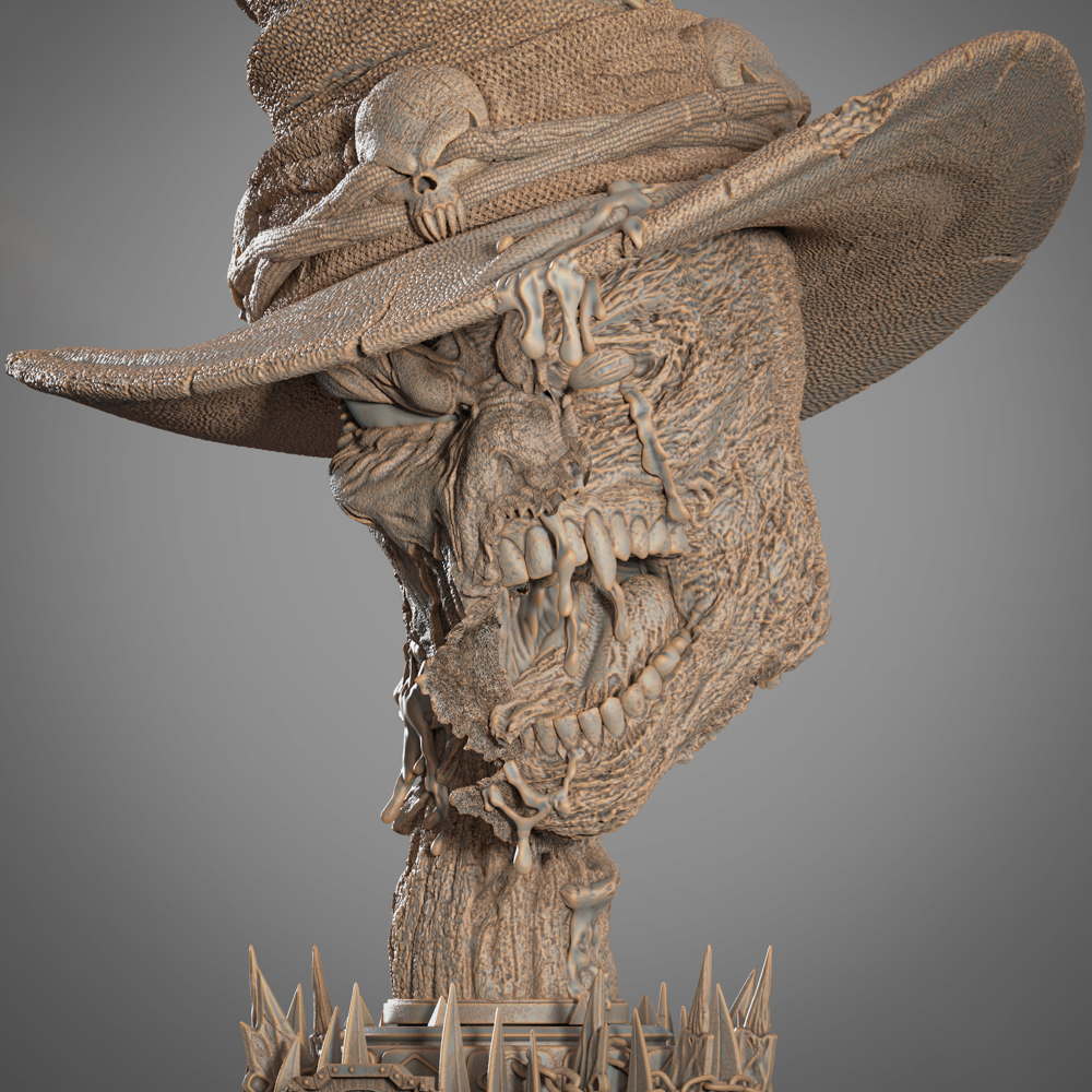 Gunslinger Head Spawn - Portrait Bust