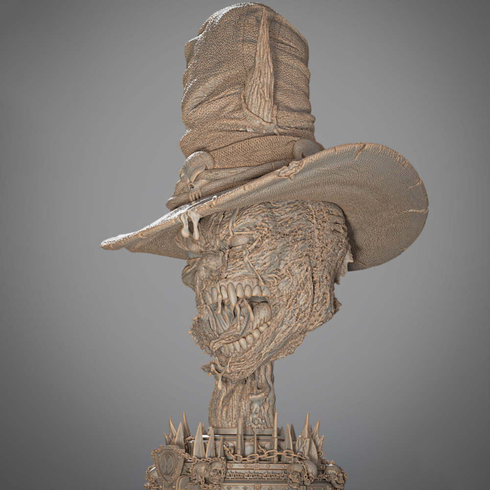 Gunslinger Head Spawn - Portrait Bust