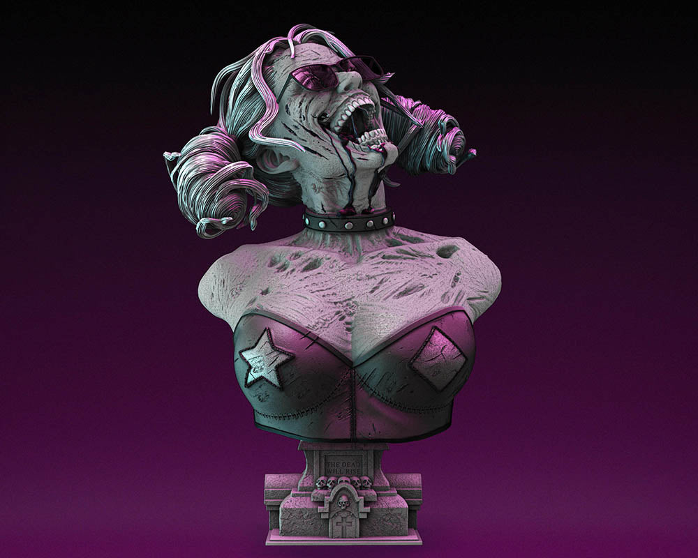 Harley Quinn Zombie - Bust