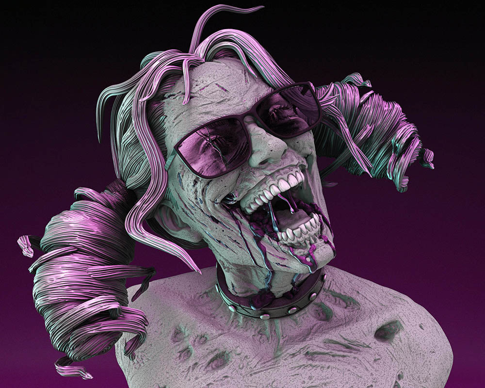 Harley Quinn Zombie - Bust