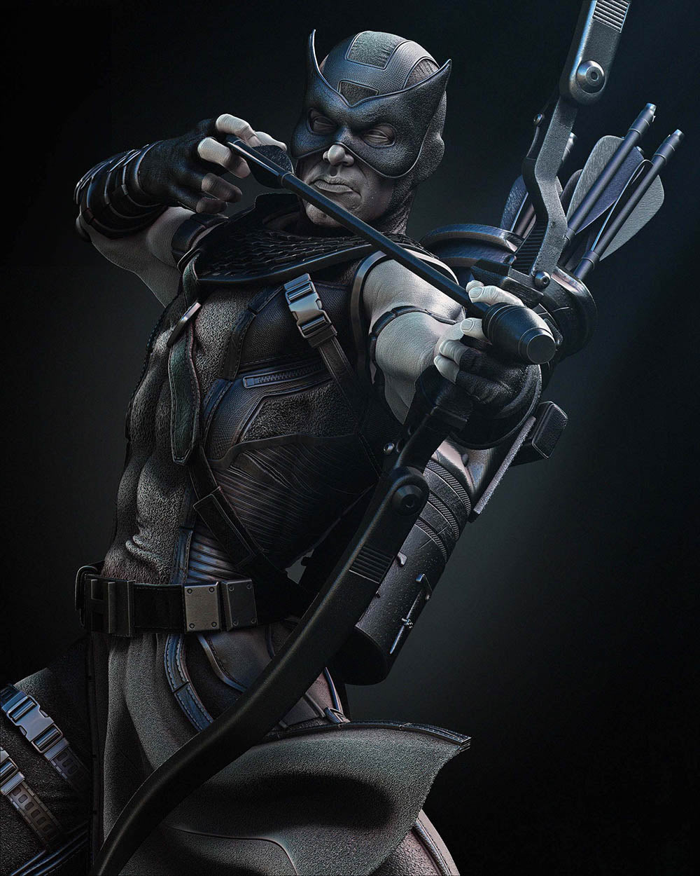 Hawkeye - Sculpture