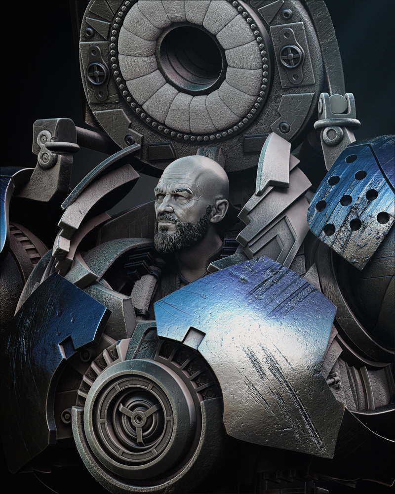 Iron Monger - Bust Portrait